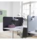 Bordsskärm Softline 30, nedhängande