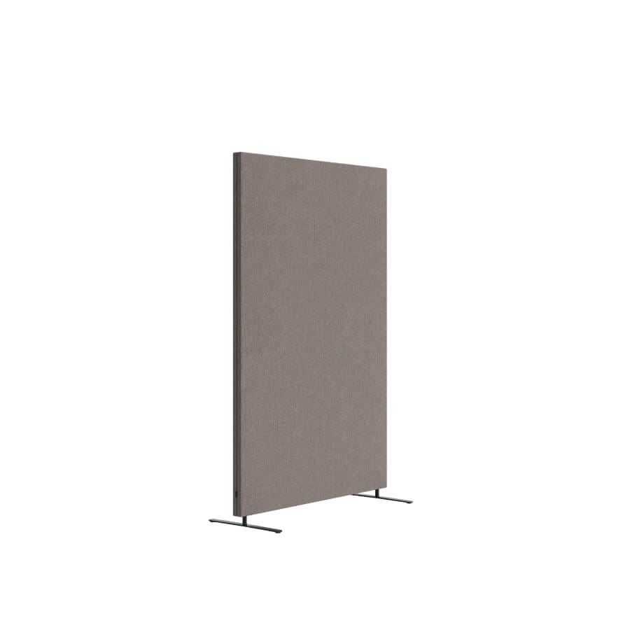 Golvskärm Soneo 30 inkl svarta ben, 80x150x3 cm, brunbegie
