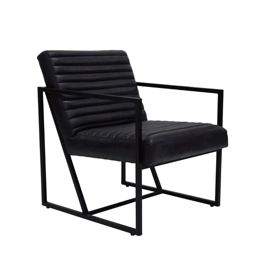 Loungestol Tender, sh. 42 cm, svart