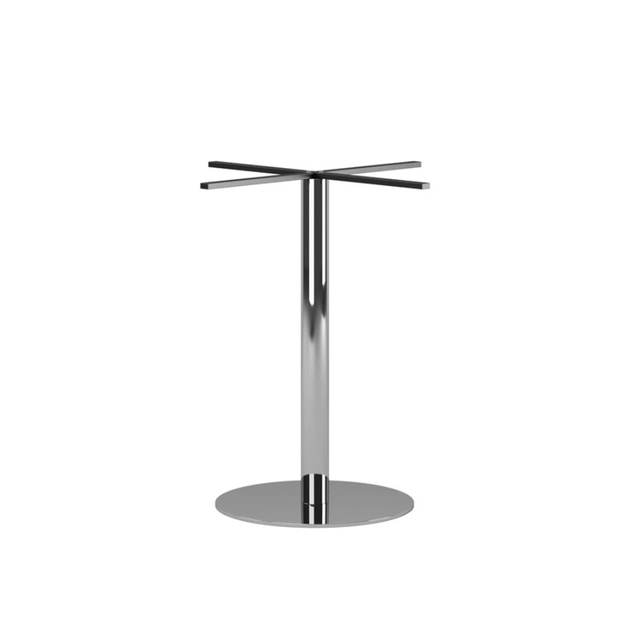 Pelarstativ Design S, Ø54 cm, höjd 88 cm, polerat rostfritt