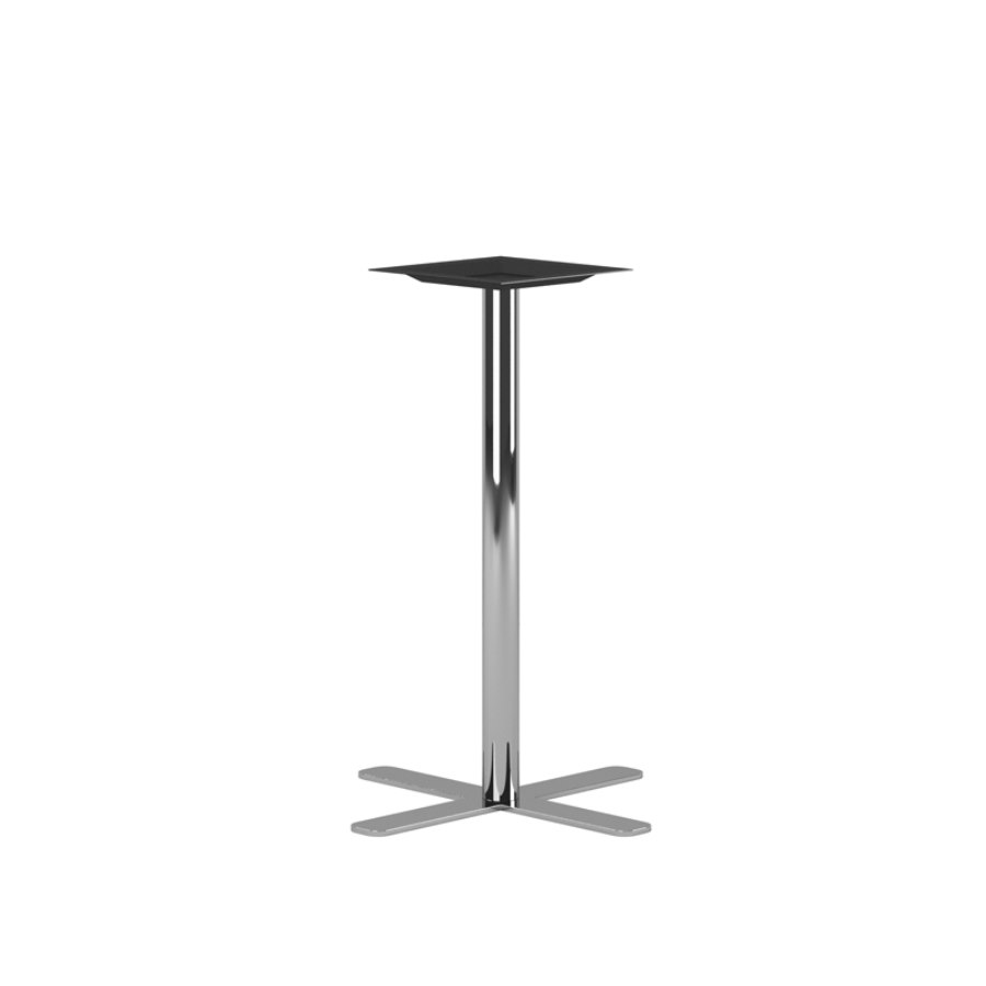 Krysstativ Design S, b. 50 cm, h. 88 cm, polerat rostfritt