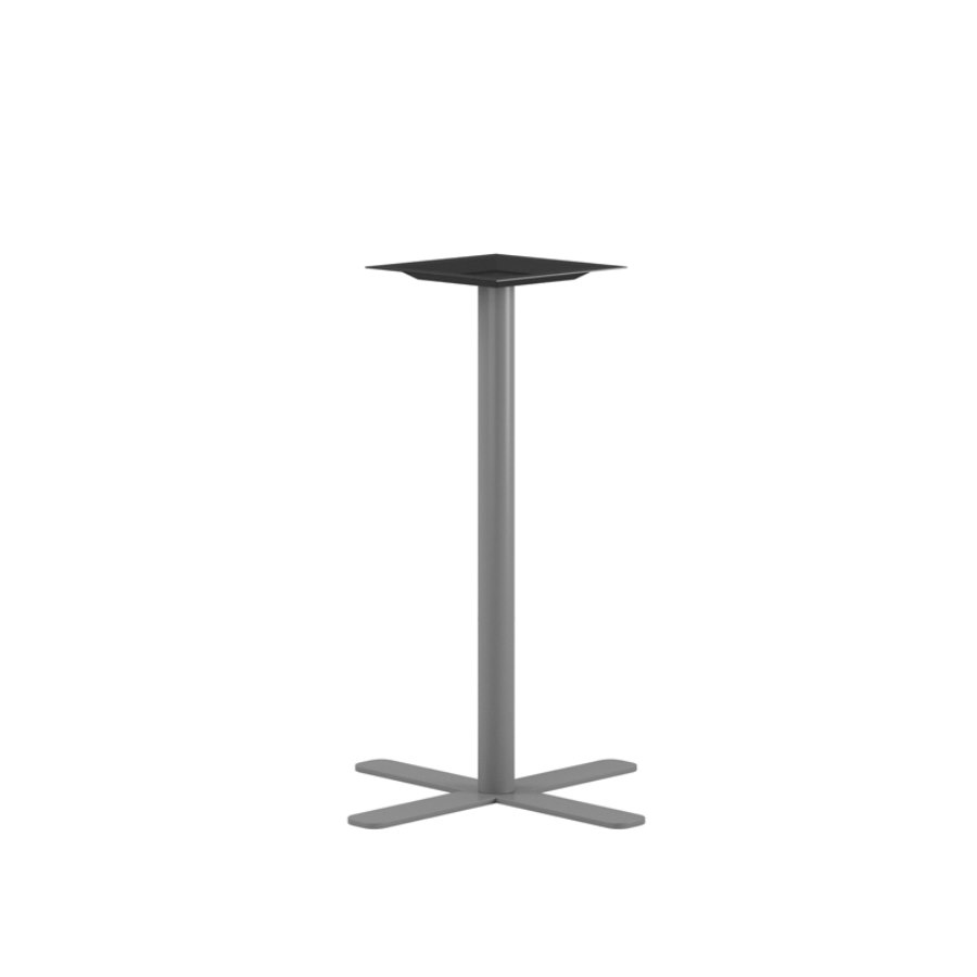 Krysstativ Design S, b. 50 cm, h. 88 cm, silvergrått