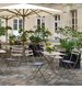 Stol Bistro, metall