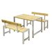 Caféset med 2st ryggstöd, 127 cm
