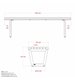 Siesta Living bänk/bord, 150 cm