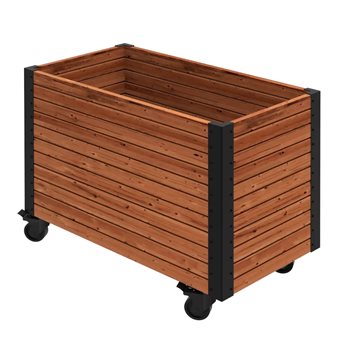 Cubic Living blomsterkasse inkl. hjul