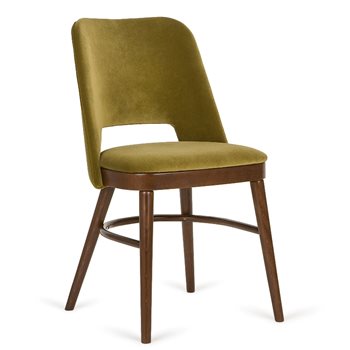 Stol 0045A, klädd rygg & sits