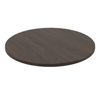 Bordplate rund, høytrykkslaminat, tykkelse 20,7 mm