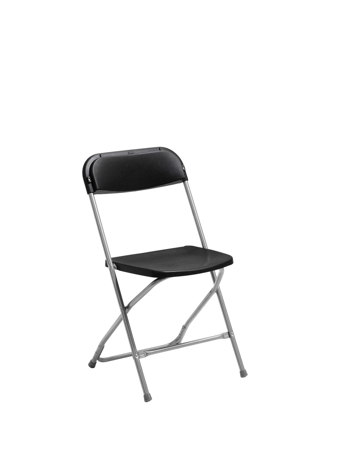 Fällbar stol Smart, Svart sits / Silvergrå