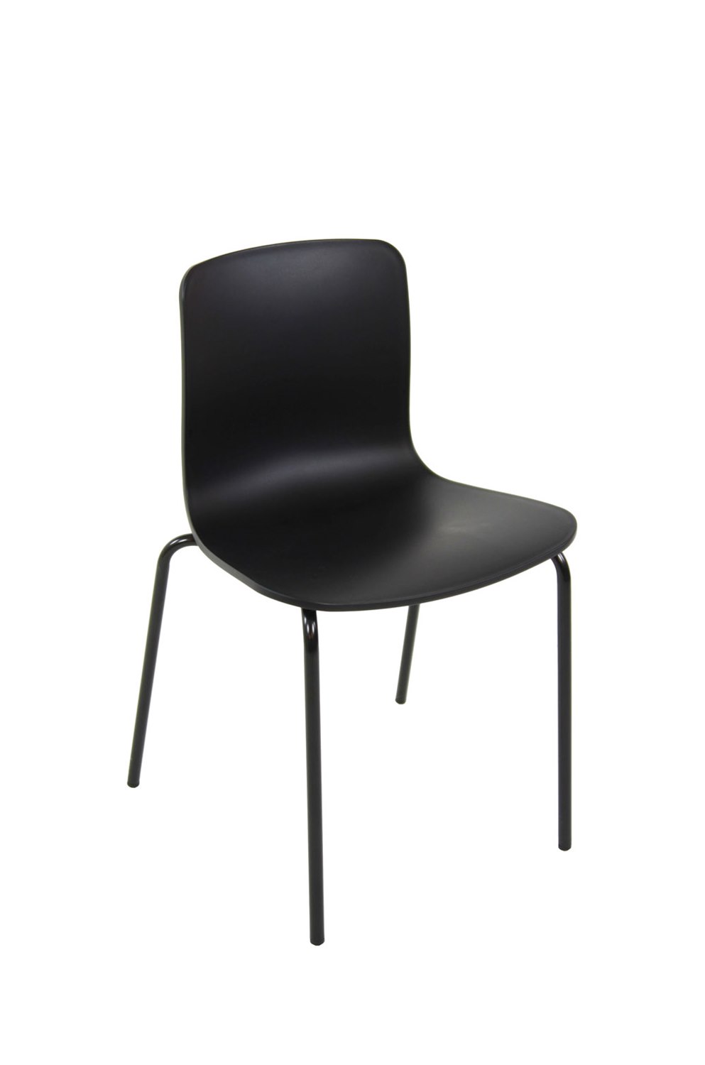 Stol Alcudia, Svart sits, Svart stativ, omonterad