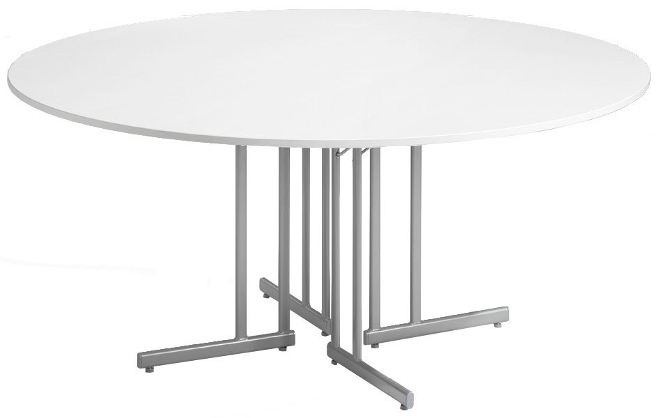 Bord Bankett Style Dia. 170 cm Silvergrå