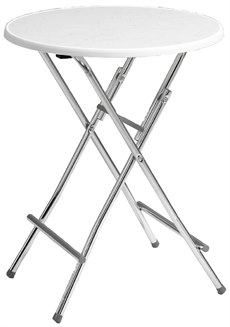 Flip Dia 85 cm, Vit, Galvat stativ
