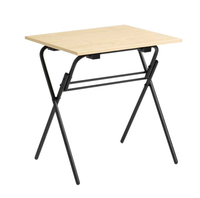 Examen 70 x 60, Björk, Svart stativ