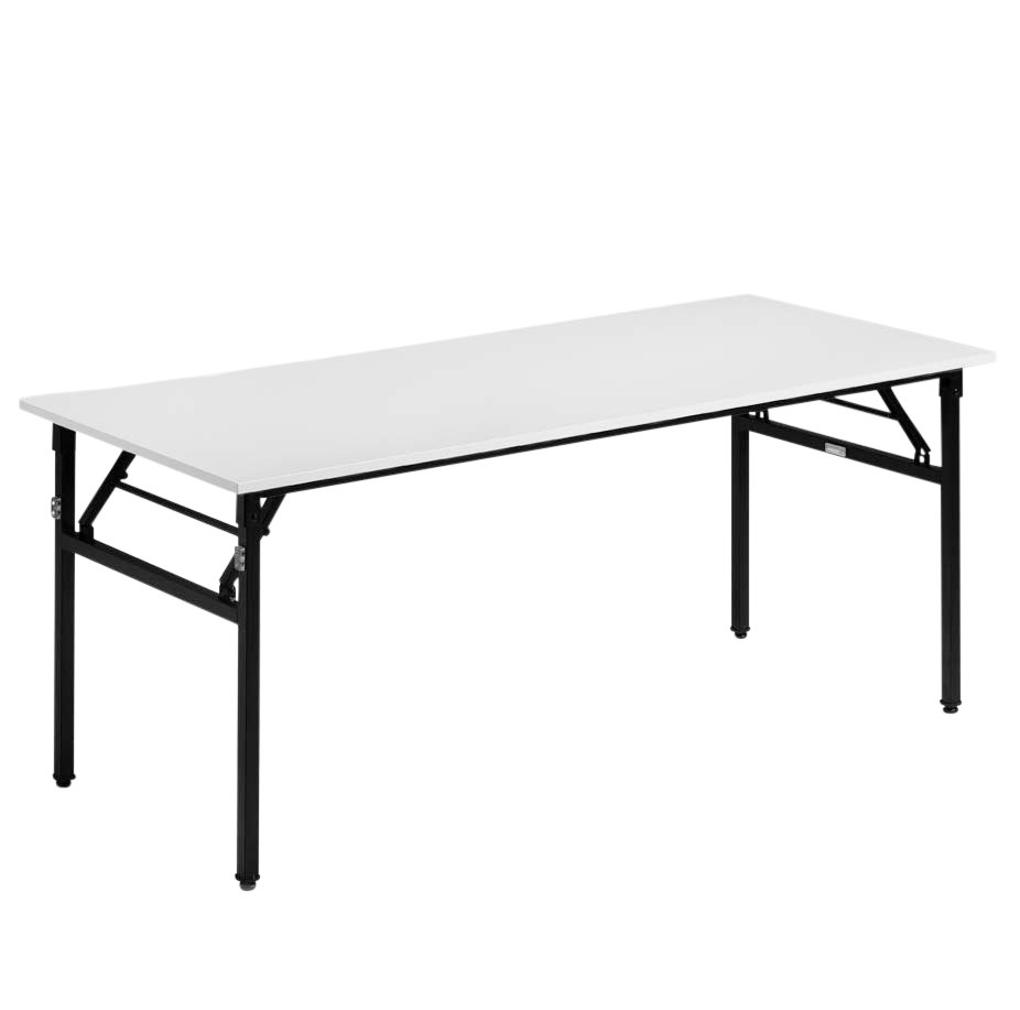 Starko 140 x 60, Vit, Silvergrått stativ