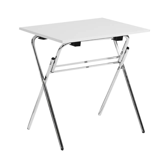 Examen 70 x 60, Vit, Kromat stativ