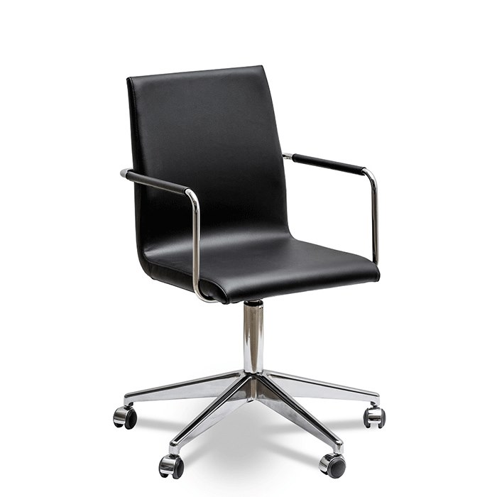 Bizz Låg Karmstol, Kromat stativ