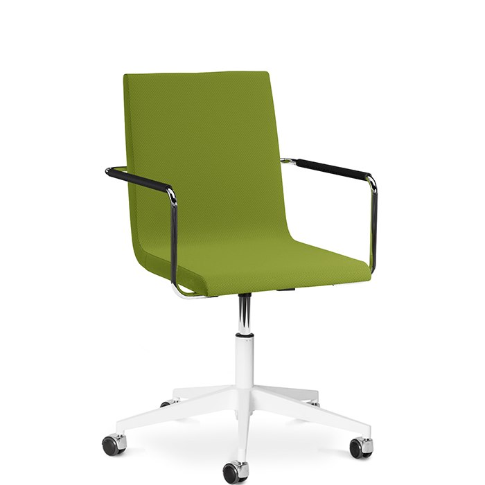 Bizz Låg Karmstol, Vitt stativ