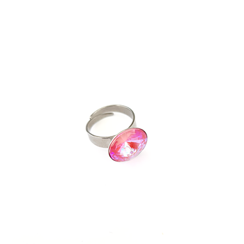 Pink. Swarovski Ring