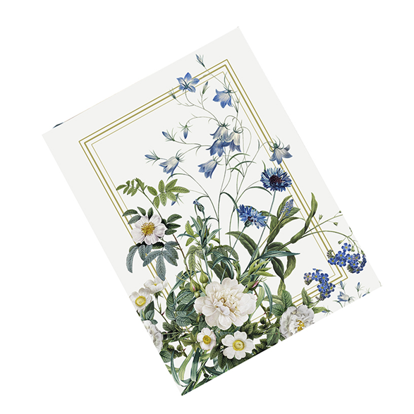 Anteckningsbok Blue Flower Garden