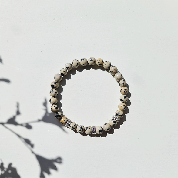 The Best Of You. Jaspis Dalmatiner Armband