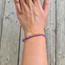 Peace. Facetterat Armband Ametist