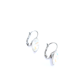 Glow White Earrings