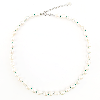 Baroque Trends Green Necklace