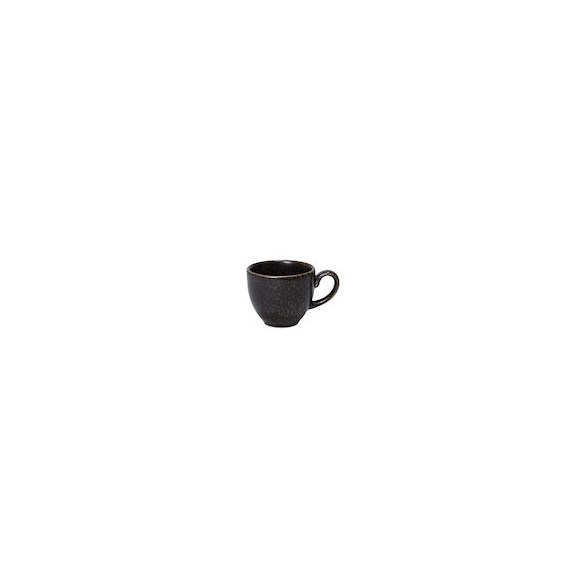 Xantia Espressokopp 9 cl Rhea, Fältspatporslin, brun/svart,