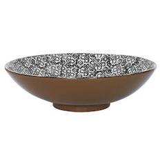 Xantia Salladsskål Ø 35 cm Vesta Svart, Mönstrat stengods/terrakotta