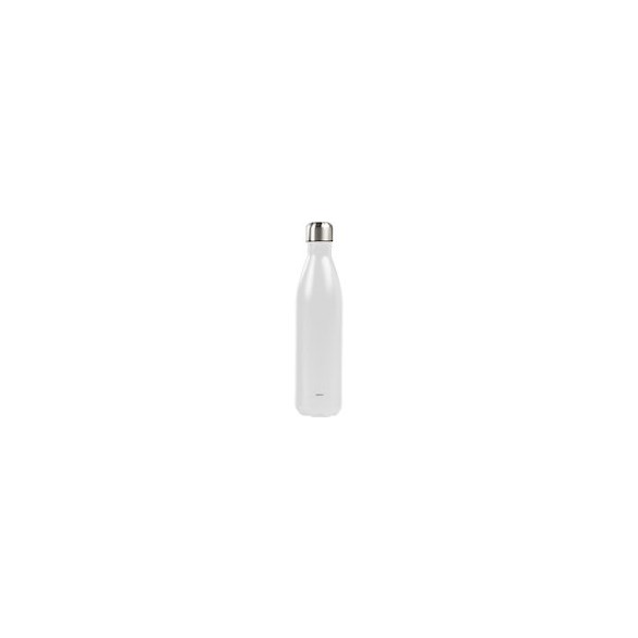 Exxent Ståltermos flaska 0,75 L, vit, Skruvkork