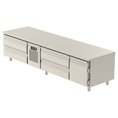 Rancold Grillkylbänk 2400, 2L 2/1-GN + kylkassett + 2L 2/1-GN  + 1D 2/3-GN