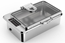 Patina Chafing Dish Inbyggnadsmodell i rostfritt med ledat glas lock