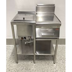 Korvvärmeri med avlastningyta/ GN 1/1 Låda