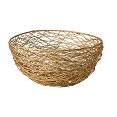 Patina Guldfärgad trådkorg