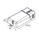 Modular LED Driver Constant Current Trailing Edge 350mA 18W