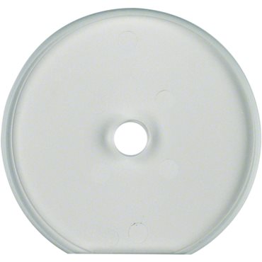 Berker 1930 Centrumbricka Ramlös ände glas vit