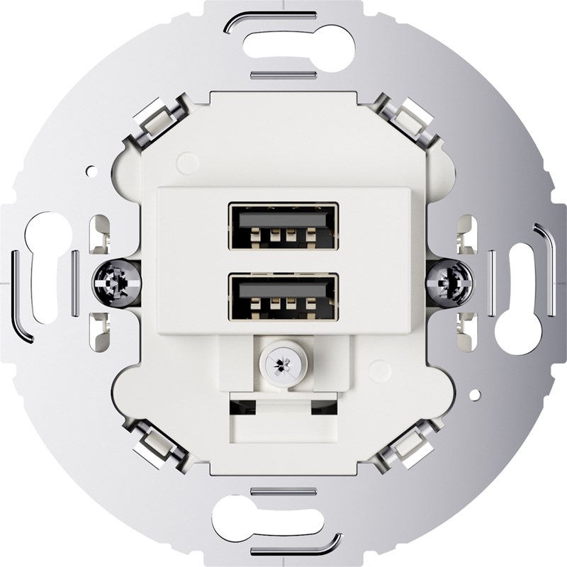 Berker USB-Ladduttag 3.0A Rund
