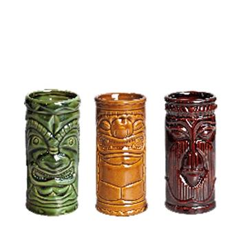 Tiki Mug - set, 250ml, 3st/fp, (en av varje färg)