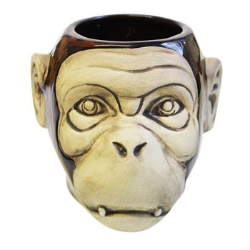 Monkey Tiki Mugg, shiny, 55 cl