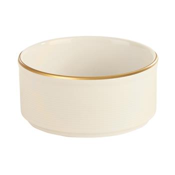 Line Gold Band Stacking Skål 10cm, 6st/fp