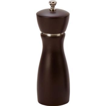 Pepper Mill Rubber Wood S/S med Carbon Steel Grinder
