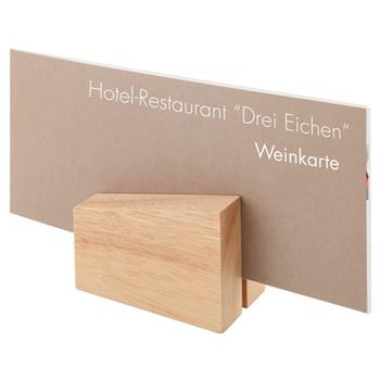 2 pcs. set menue Korthållare