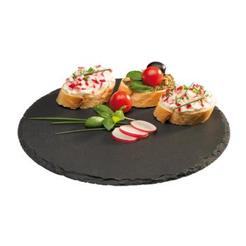 Naturlig Skiffer Bricka D28cm