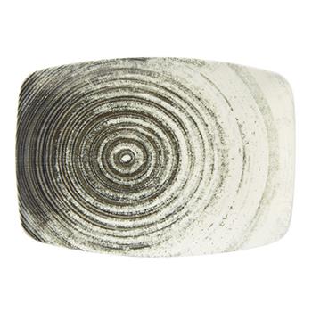 Swirl Rektangulär Tallrik, 32cm