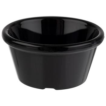 Dippskål, 7cl, svart, 12st