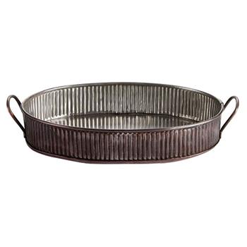 Serveringsfat, Antik koppar, 31cm, 6st/fp