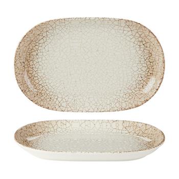 Scorched Oval Uppläggningsfat, 28 x 18cm, 6st/fp