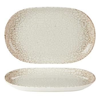 Scorched Oval Uppläggningsfat, 33 x 21cm, 6st/fp