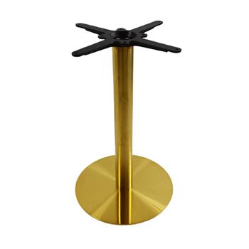 Bordsstativ Flat Rund borstat guld Ø45cm