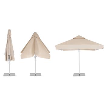 Parasoll 3.5x3.5m Telescopic med volang II tak